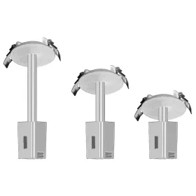 HA18-RHL LEDsec Recessed Track Holder  48V White