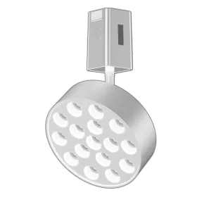   PIXEL16-H18 LEDsec Track LED Light Φ100 48V 10W 24° 1000Lm 3000K White