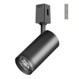   ZOOM55-H18 LEDsec ZOOM H18 Track LED Light Φ55 48V 10W 10°~60° 1000Lm 3000K Black