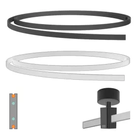H18T-20M LEDsec Ultra-thin Lighting Track 3m 48V Black
