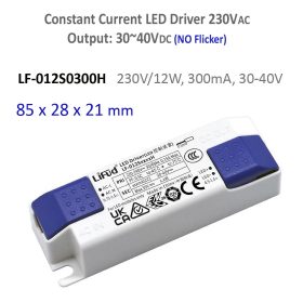   LD-300 • LEDsec • Constant Current  LED Driver 300mA 12W 30-40V