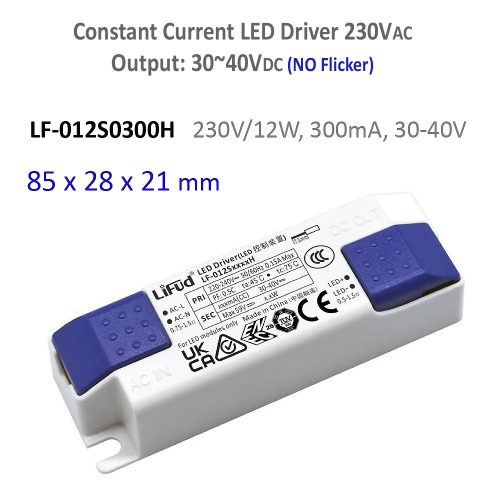 LD-300 • LEDsec • Constant Current  LED Driver 300mA 12W 30-40V