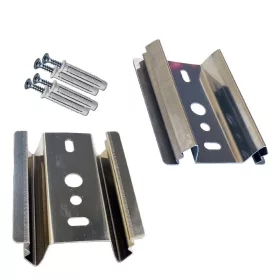 CLP-LHB120 Fixed Clip for LHB120 Linear Lamp   Silver