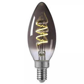   C35G-F230S LEDsec LED Fil. Bulb 3-Step Dimm. C35/E14 Φ35 230V 2W 160Lm 1800K 360° Gun-Grey