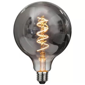   G125G-F230S LEDsec LED Fil. Bulb 3-Step Dimm. G125/E27 Φ125 230V 4W 160Lm 1800K 360° Gun-Grey