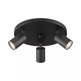   BH04-00881 LEDsec SPOT Light Fixture 3x GU10 Φ300 230V Black