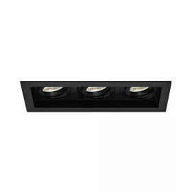   BH03-05041 LEDsec Recessed Light Fixture 3x GU10 27Cm 230V Black