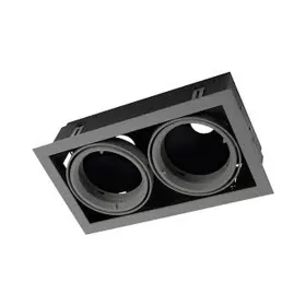   RF-2AR111 LEDsec Recessed Light Fixture 2x GU10 20x35cm 230V Black