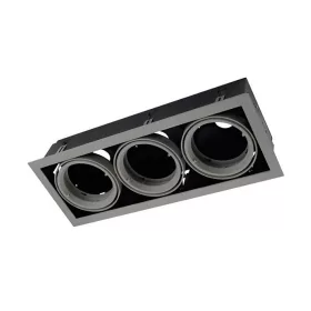   RF-3AR111 LEDsec Recessed Light Fixture 3x AR111 20x50cm 230V Black