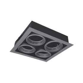   RF-4AR111 LEDsec Recessed Light Fixture 4x AR111 35x35cm 230V Black