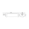  IP65 Ceiling/Wall Linkable Light 20W 230VAC 4000K White