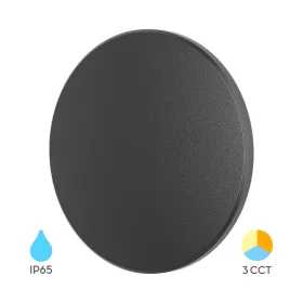   MOON22 LEDsec Indirect Ceiling/Wall Light Φ220 230V 12W 1160Lm 3CCT 120° Black