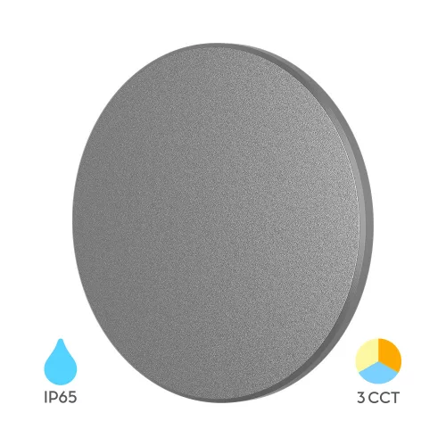  Indirect Ceiling/Wall Light 12W 230VAC 3CCT Grey