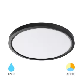   SUN50 LEDsec LED PANEL Light Φ500 230V 45W 5280Lm 3CCT 120° Black