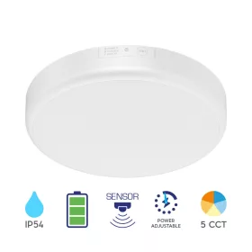   DISK28 LEDsec LED Sensor Battery Light Φ280 230V 20W 2000Lm 3CCT 180° White