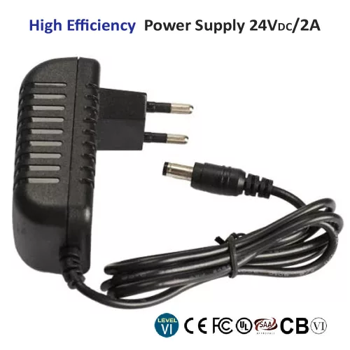 PS24-48W • LEDsec • Mini Power Supply 48W Black