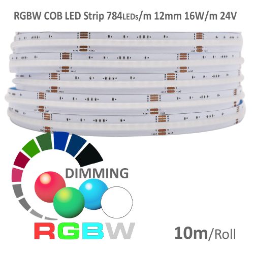 LS12-24RGBW-16 • LEDsec • RGBW COB LED Strip 12mm 16W/m 24V