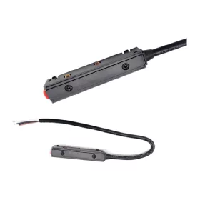   MA16-EP LEDsec MT16/20 Magnetic Track Live-End Connector  48V Black