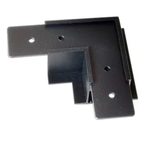   MTR16R-L LEDsec RECESSED Magnetic Track Corner L Coupler  48V Black