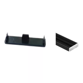 MA35-END LEDsec MT35 Magnetic Track End Cup  48V Black