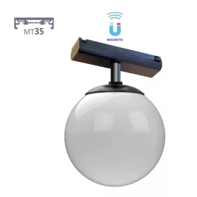   BALL5-MT35 Magnetic Track LED Light Φ130 48V 5W 500Lm 3000K 240° Black