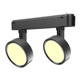   DISK10-2MT35 LEDsec Magnetic Track LED Light 2xΦ100 48V 20W 2000Lm 120° Black