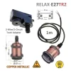 RELAX-27TR2 LEDsec Hang Track Light Fixture E27 1m 230V Amber