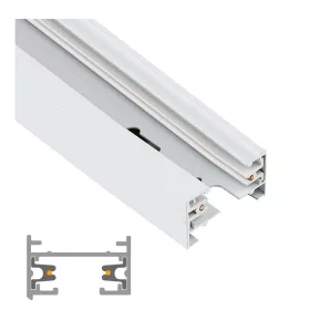 TR2-30PRO LEDsec 1-Phase Lighting Track 3m 230V White