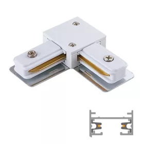 ATR2-CL LEDsec L Connector for 2 Wire Track  230V White