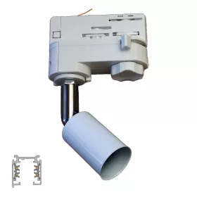 BULBI-10TR4 LEDsec Track Light Fixture GU10 Φ30 230V White