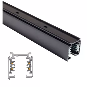 TR4-30PRO LEDsec 3-Phase Lighting Track 3m 230V Black