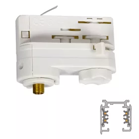 ATR4-A LEDsec ADAPTER for 4 wire Track Track  230V White