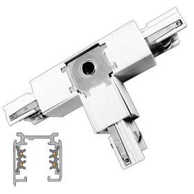   ATR4-CTL LEDsec T-UNIVERSAL Connector for TR4 Track  230V White