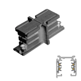   ATR4-JI LEDsec MINI INSULATION Connector for TR4 Track  230V Black