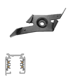 ATR4-Z LEDsec Surface Holder Clip for TR4 Track   Black