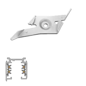 ATR4-Z LEDsec Surface Holder Clip for TR4 Track   White