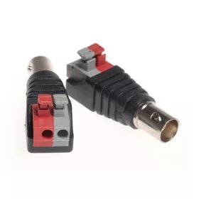 Videosec BNC-QF BNC Female Plug with Quick Push Terminals 