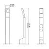 Videosec EP-S31-W-NB Bracket for PRESENCE Terminal 