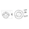 Videosec XD-500WL-28F HD-Analog Dome Camera