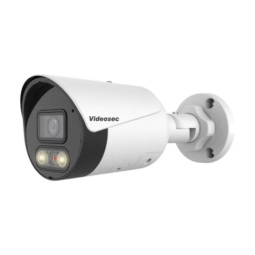 Videosec IPW-2124LSA-28WAL2 IP csőkamera 4MP 97° hybrid Fehér/White+IR LED LAN+PoE