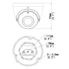 Videosec IPP-3608IQ-17A IP Panoráma dóm kamera 8MP 180° IR LED LAN+PoE
