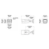 Videosec IPW-2B18OV-IQ2-28SWA  IP csőkamera 8MP 105° Fehér/White LED LAN+PoE
