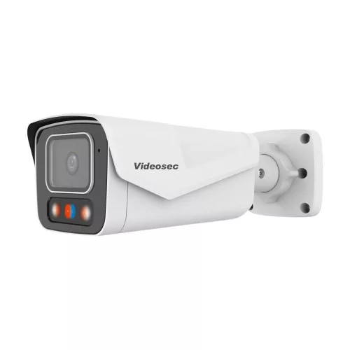 Videosec IPW-2B18IQ2-40SWAL IP Bullet Camera 8MP 92° hybrid Fehér/White+IR LED LAN+PoE