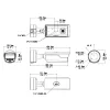 Videosec IPW-LPR80OV-X4PAL IP Rendszámfelismerő csőkamera 4MP 42,6°-15,2° IR LED LAN+PoE