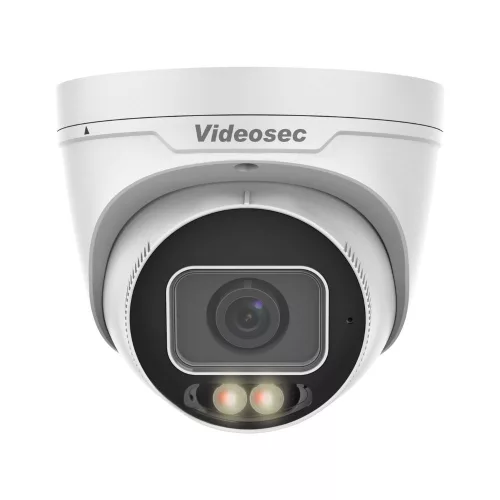 Videosec IPD-3634IQ-28Z-SWA IP  dóm kamera 4MP 102.4°-49.2° hybrid Fehér/White+IR LED LAN+PoE