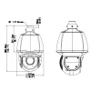Videosec PTZ-6622IQ-X25S60 IP PTZ kamera 2MP 54.37°-2.68° IR LED LAN+PoE
