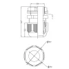 Videosec TR-A01-IN Waterproof joint (Cable GLAND) NPT 3/4" 