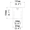 Videosec TR-CM06-D Ceiling mount Camera Bracket 