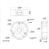 Videosec TR-JB03-G-IN Junction Box for Dome Cameras 
