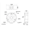 Videosec TR-JB03-G-IN Junction Box for Dome Cameras 